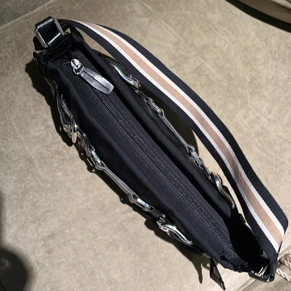 Browns Couture Canvas w/leather trim black handbag - Picture 7 of 16